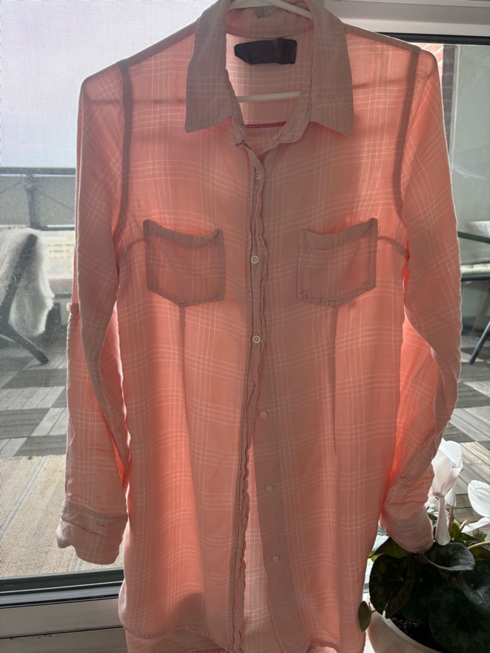 The Nu Vintage Button Down shirt pink size S